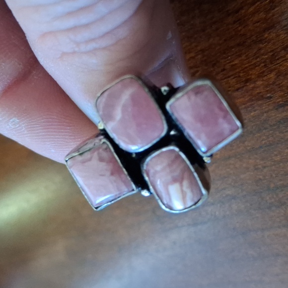 New Rhodochrosite 925 Silver Ring. - Picture 10 of 10